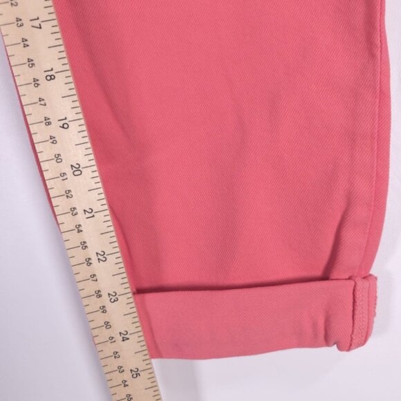 NWT BOYISH The Toby Straight Jeans Pretty Pink Tapered High Waist Button Fly 26 - Picture 12 of 16